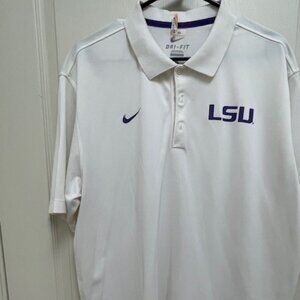 MENS NIKE LSU GOLF SHIRT